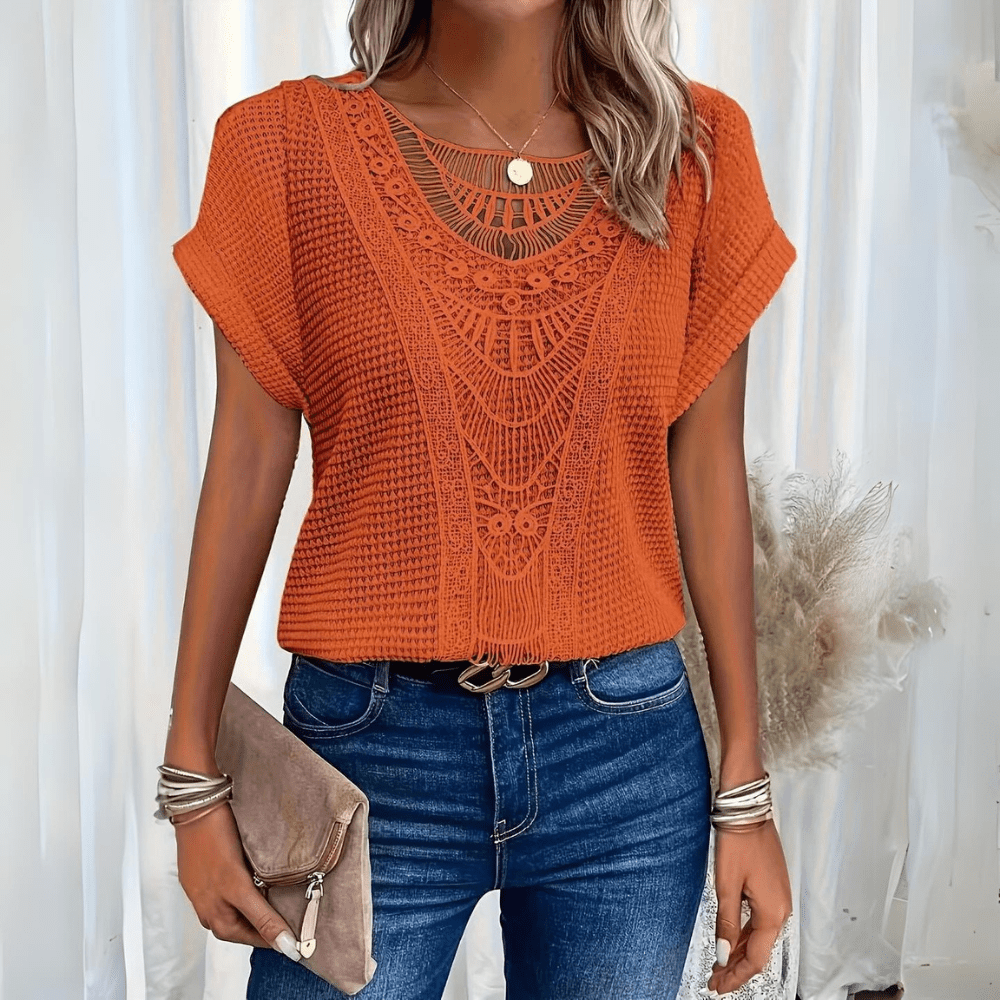 Karin™ | Blusa Elegante Estilo Ibiza